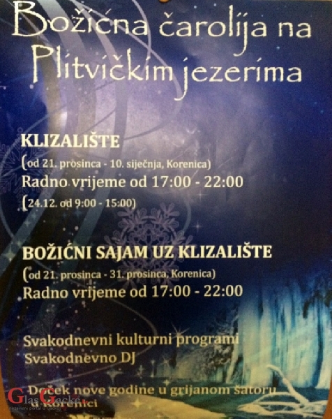 Božićni sajam i klizalište u Korenici