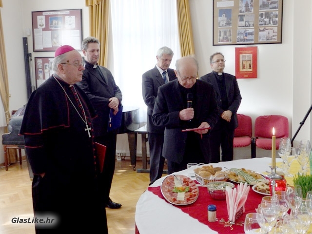 Božićno primanje biskupa Bogovića