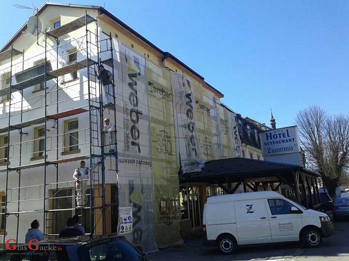 Na Hotelu Zvonimir energetska obnova fasade