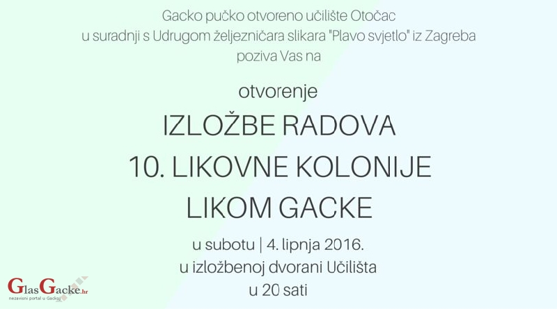 10. Likovna kolonija LIKOM GACKE