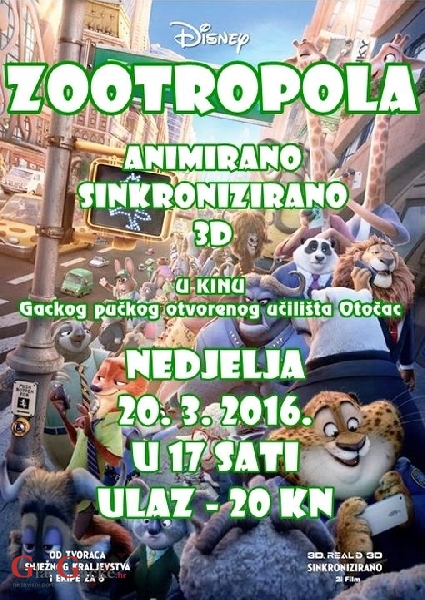 Ovaj tjedan u kinu: „Zootropola“ 