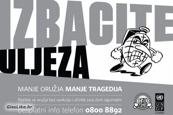 Žena iz Bunića dragovoljno predala 5 pušaka, 15 bombi, 15 tromblonskih mina 