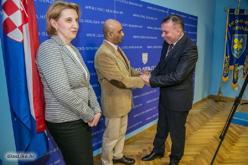 Nastupni posjet veleposlanika Indije Ličko – senjskoj županiji 