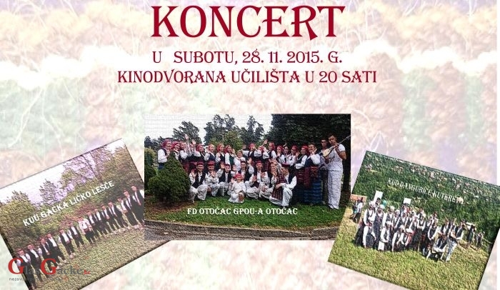 Koncert FD Otočac i gostiju