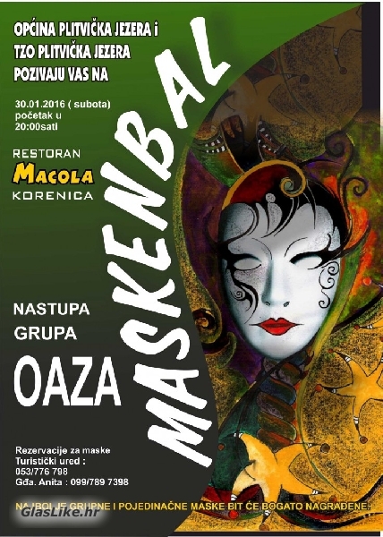 Maskenbal u restoranu Macola 