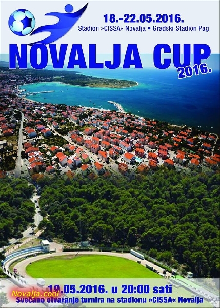 "Novalja CUP 2016" međunarodni nogometni turnir mlađih uzrasta 