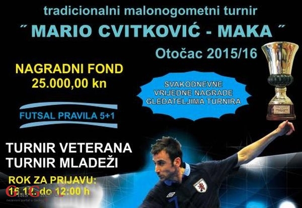 Turnir u malom nogometu "Mario Cvitković -Maka " 