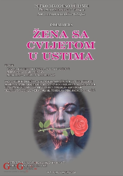 Premijera "Žena s cvijetom u ustima" 