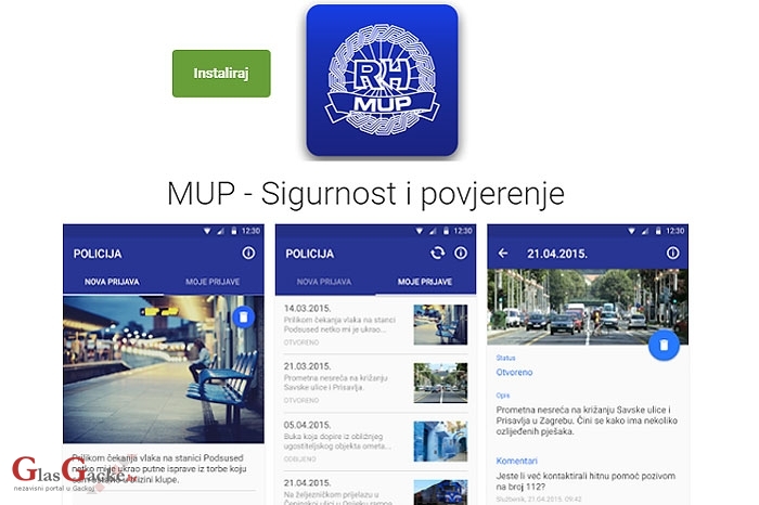 Nadograđena mobilna aplikacija za prijave građana Nadograđena mobilna aplikacija za prijave građana