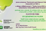 U Botaničkom vrtu PMF-a - Od sjemenke do ploda U Botaničkom vrtu PMF-a - Od sjemenke do ploda