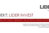 Za projekt Lider invest - rok do 15. srpnja Za projekt Lider invest - rok do 15. srpnja
