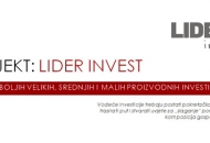 Za projekt Lider invest - rok do 15. srpnja