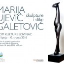 Izložba skulptura i slika Marije Ujević-Galetović u Lovincu