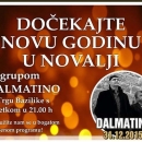 Doček Nove godine u Novalji i Dalmatino