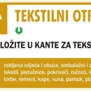Kamo odlagati odjeću i tekstil?