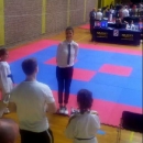 Tkd Gacka na seminaru za taekwondo sudce predstavljale dvije sutkinje