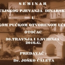 Seminar za voditelje i članove folklornih skupina u Otočcu 