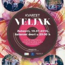 Koncert kvarteta Veljak u Zubovićima