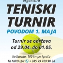 Teniski turnir povodom 1.maja u Novalji 
