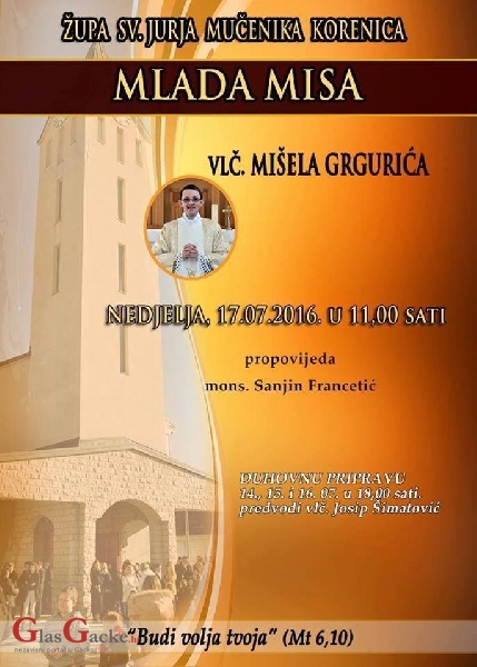 Mlada misa Mišela Grgurića