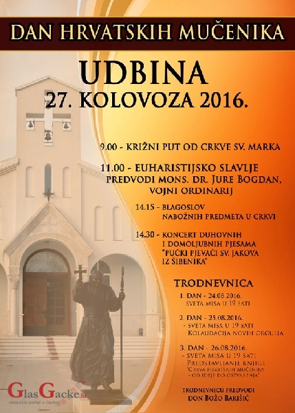27. kolovoza - Dan hrvatskih mučenika