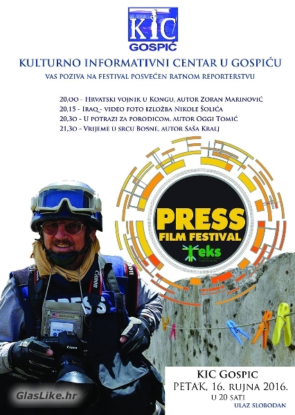 Press film festival - gostovanje u KIC-u Gospić