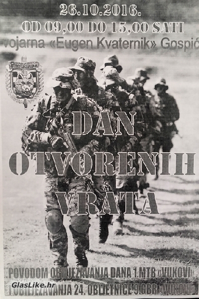 Danas dan otvorenih vrata u vojarni E. Kvaternika