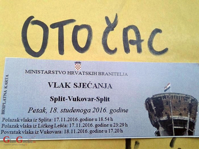 120 Gačana večeras vlakom putuje za Vukovar