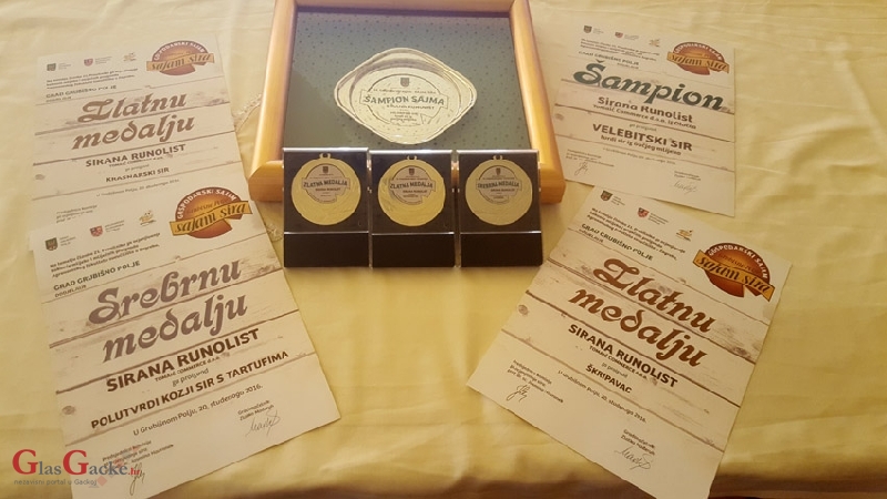Velebitski sir šampion kvalitete na 14. Gospodarskom sajmu u Grubišnu Polju