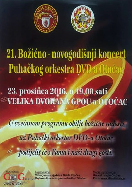 23. prosinca - Božićno-novogodišnji koncert DVD-a Otočac