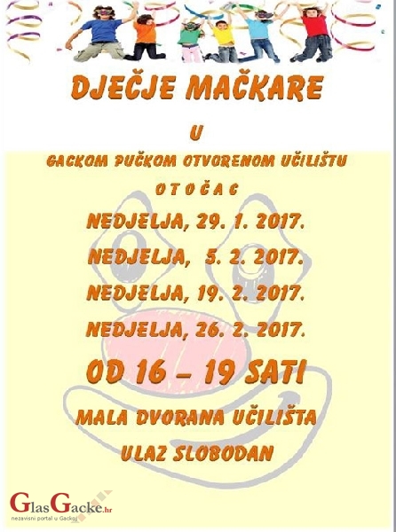 Dječje mačkare - u Gackomu pučkom otvorenom učilištu