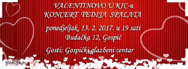 Tedi Spalato za Valentinovo u KIC-u