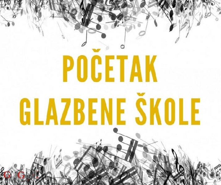 Početak glazbene škole 