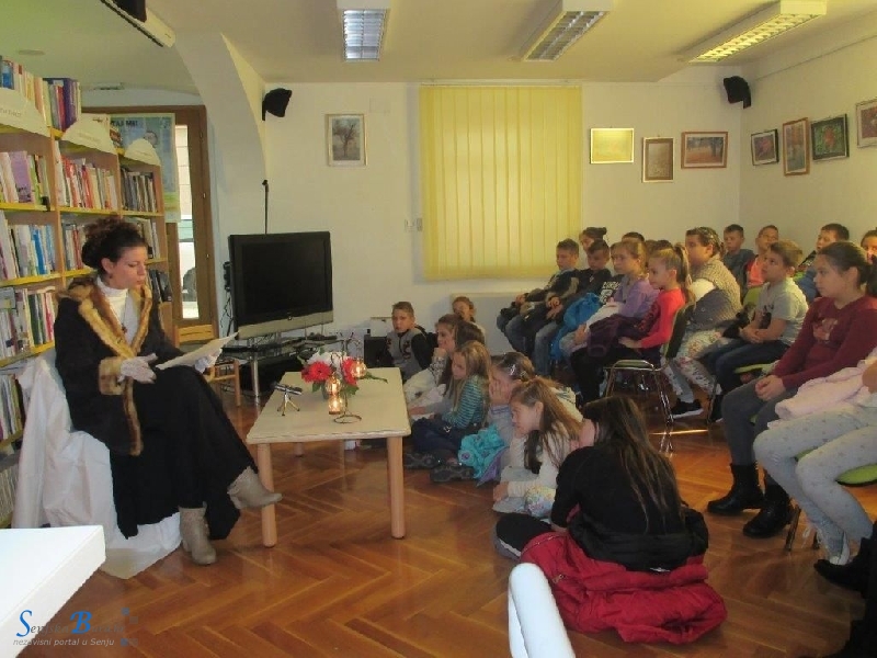 Ivana Brlić Mažuranić u Gradskoj knjižnici Senj 