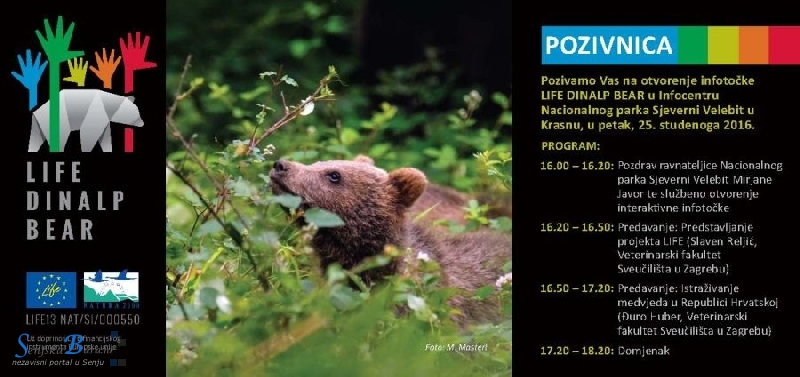 Otvorenje info-točke u Infocentru Nacionalnog parka Sjeverni Velebit