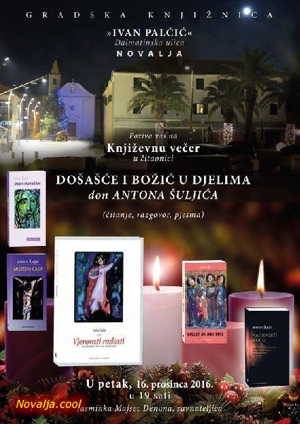 Književna večer "Došašće i Božić " u djelima don Šuljića 
