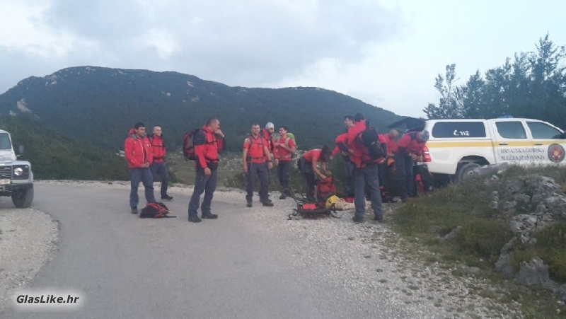 Spašavanje planinara na Sjevernom Velebitu