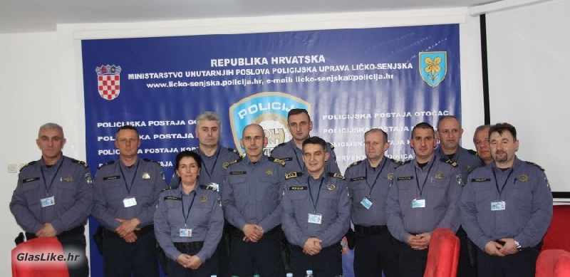 Podrška radu PU ličko-senjske - glavni ravnatelj policije Srdarević u Gospiću