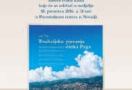 Predstavljanje knjige "Tradicijska pjevanja otoka Paga" autora Ivana Žana