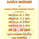 Dječje mačkare - u Gackomu pučkom otvorenom učilištu