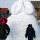 Nisu to obični snjegovići  već prave snježne skulpture