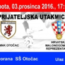 Prijateljska tekma MNK Otočac i Hrvatska malonogometna reprezentacija 