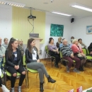Književna večer - predstavljanje putopisa „Vrijeme badema-putopis s hodočašća Camino de Santiago“ Maje Klarić. 