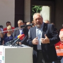 Predizborni skup Narodne koalicije u Gospiću 