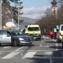 Nastradao motociklist prilikom pretjecanja vozila