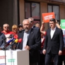 Predizborni skup Narodne koalicije u Gospiću 