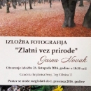Izložba fotografija " Zlatni vez prirode" Jasne Novak