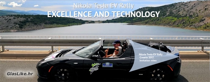 Nikola Tesla EV Rally Croatia 2017 - danas u podne u Smiljanu