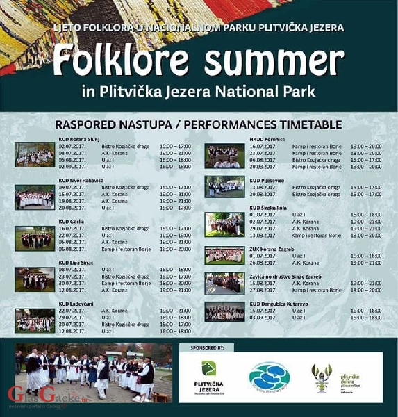 Folklore summer na Plitvičkim jezerima