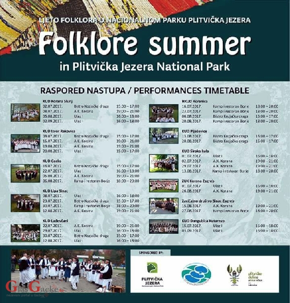 Folklore summer na Plitvičkim jezerima Folklore summer na Plitvičkim jezerima